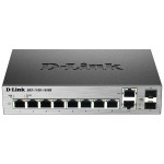 Коммутатор D-Link DGS-1100-10/ME 8x1GE 2xSFP/1GE (combo) MetroEthernet Smart