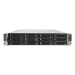 Server Barebone Intel R2312WTTYS (Rack 2U 2xE5-2600V3 24xDDR4 RDIMM 12x3.5 HDD HotSwap 8xSATA ports 2x10Gb Intel X540 LAN 1+0 11