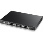 L2 24 порта Gigabit Ethernet + 2SFP (170W) (GS1900-48HP)
