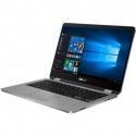 Ноутбук 14FT/i3-8145U/8GB/256 SSD/Intel HD/W10/FP/St/Silver Blue TP412FA-EC061T