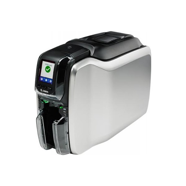 Принтер пластиковых карт Zebra ZC300, двухсторонний, USB, Ethernet ...