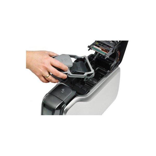 Принтер пластиковых карт Zebra ZC300, двухсторонний, USB, Ethernet ...