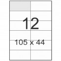 Этикетка самоклеящаяся TAMA 105х44 (12 на листі) с/кл (100листів) (17789)