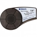 Лента для принтера этикеток Brady M21-250-595-WT, vinyl, 6.35mm/6.4m. Black on White (M21-250-595-WT)